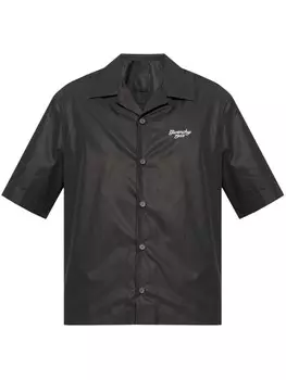 Givenchy рубашка 1952 с вышитым логотипом, черный