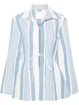 Givenchy рубашка с полосками 4G, синий