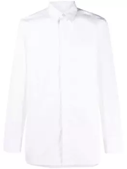 Givenchy рубашка с вышитым логотипом 4G, белый