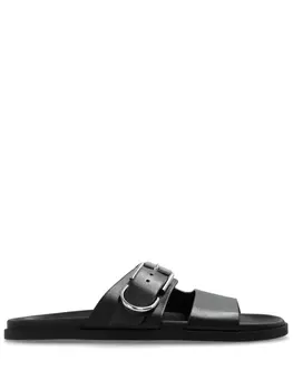 Givenchy сандалии с декоративной пряжкой, черный