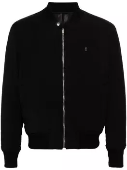 Givenchy шерстяной бомбер, черный