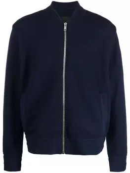 Givenchy шерстяной бомбер, синий