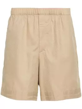 Givenchy шорты-бермуды с логотипом 4G, нейтральный цвет