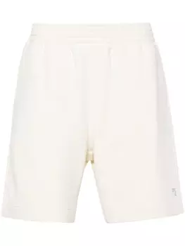 Givenchy шорты-бермуды с вышитым логотипом, белый