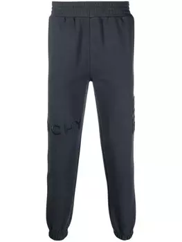 Givenchy спортивные брюки с вышивкой, синий