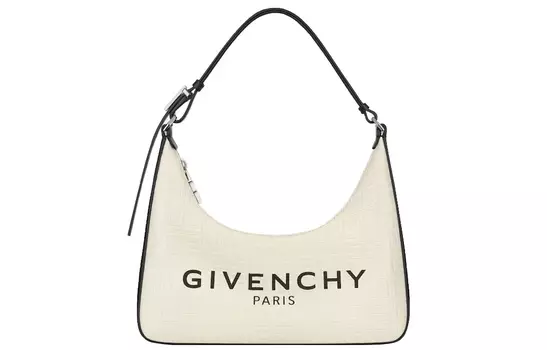 Givenchy Сумка через плечо из коровьей кожи с вырезным покрытием, женская, цвета слоновой кости и белого цвета