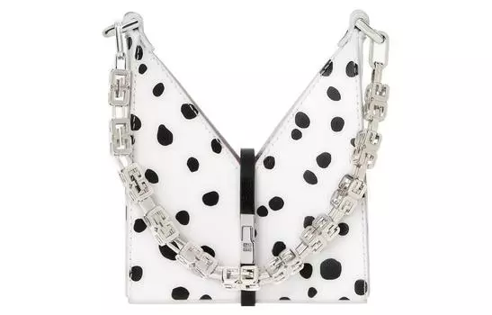 Givenchy Сумка на плечо из коровьей кожи с вырезами, коллаборация с Disney, женская, черно-белая