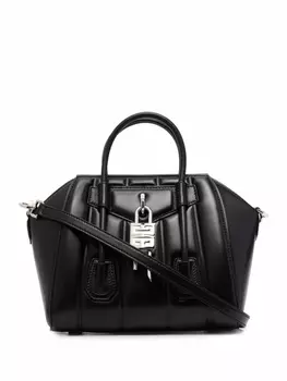 Givenchy сумка-тоут Antigona Lock размера мини, черный