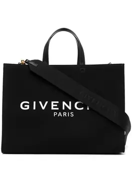 Сумка-тоут Givenchy G Tote с логотипом, черный