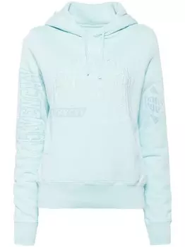 Givenchy толстовка с вышитым логотипом, синий