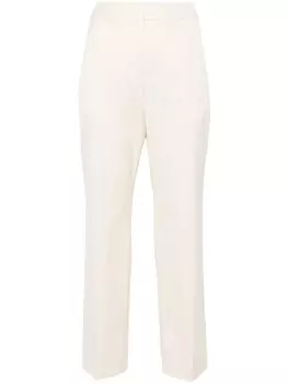 Givenchy укороченные брюки с завышенной талией, нейтральный цвет