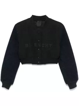 Givenchy укороченный бомбер, серый