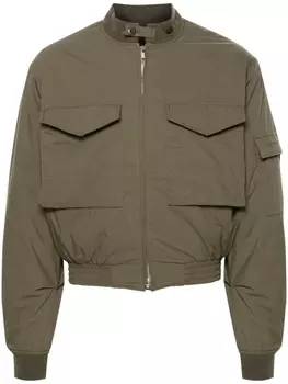 Givenchy укороченный бомбер, зеленый
