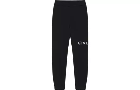 Givenchy Узкие брюки-джоггеры Archetype, черные