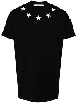 Givenchy вышитая футболка, черный