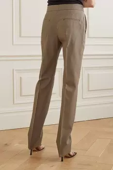 GIVENCHY Зауженные брюки из твила в ломаную клетку, коричневый