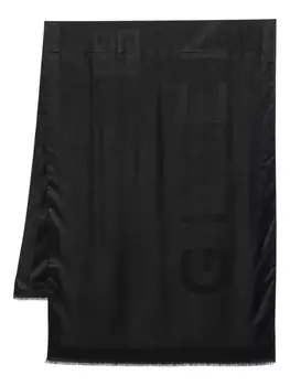 Givenchy жаккардовый шарф с логотипом 4G, черный