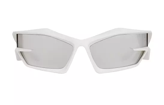 Givenchy Женские солнцезащитные очки неправильной формы из ацетат-нейлона, белые
