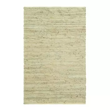 Giz Home 1718225C Ковер из кожи - Натуральный/Золотой - 75x150 см