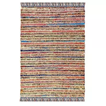 Giz Home D42 Болеро Джутовый вязаный ковер - Разноцветный - 120x180 см