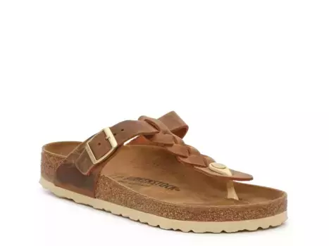 Gizeh Braided Сандалии - женские Birkenstock, Cognac