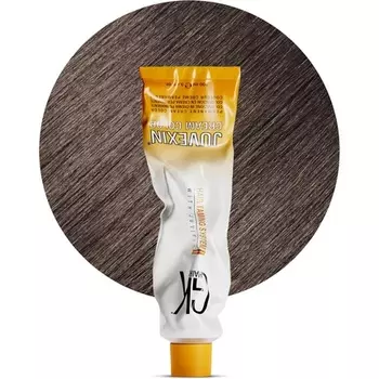 GK HAIR Global Keratin Профессиональная крем-краска для волос в тюбике 3,4 жидких унции 100 мл Питательные очищающие краски для укладки Высокоэффективный стойкий полуперманентный натуральный тонер Краска Песок 6,7 Темно-русый