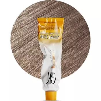 GK HAIR Global Keratin Профессиональная крем-краска для волос в тюбике 3,4 жидких унции 100 мл Питательные очищающие краски для укладки Высокоэффективный стойкий полуперманентный натуральный тонер Краска Песок 9,7 Очень светлый блондин