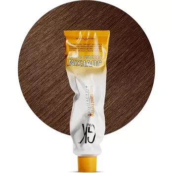 GK HAIR Global Keratin Профессиональная крем-краска для волос в тюбике 3,4 жидких унции 100 мл Питательные очищающие краски для укладки Высокоэффективный стойкий полуперманентный натуральный тонер Краска Goldens 7.3 Blonde
