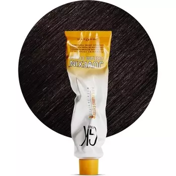 GK HAIR Global Keratin Профессиональная крем-краска для волос в тюбике 3,4 жидких унций/100 мл Питательные и очищающие краски для укладки Высокоэффективный долговечный полуперманентный натуральный тонер Краска Янтарный — 4,93 Кофейный