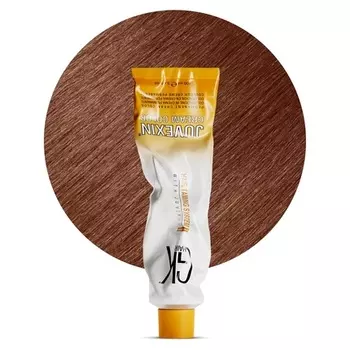 GK HAIR Global Keratin Профессиональная крем-краска для волос в тюбике 3,4 жидких унции 100 мл Питательные и очищающие краски для укладки Высокоэффективный долговечный перманентный натуральный тонер Краска Медный блондин 7,4