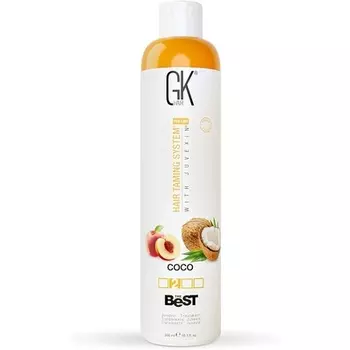 GK HAIR Global Keratin The Best COCO разглаживающее кератиновое средство для волос, 10,1 жидких унций/300 мл