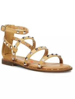 Гладиаторские сандалии на плоской подошве для девочек Steve Madden, цвет Tan