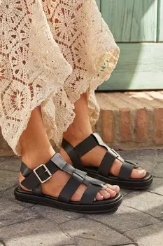 Гладиаторы Camden с мягкой подкладкой Linzi, черный