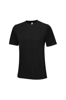 Гладкая футболка Just Cool с короткими рукавами AWDis, черный