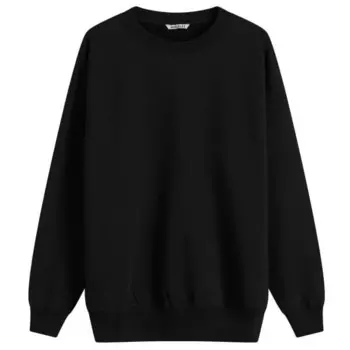 Гладкая мягкая толстовка Auralee, черный