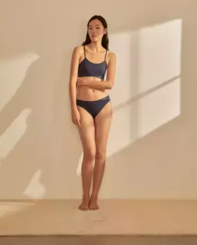 Гладкие бесшовные трусики Pecado Original, темно-синий