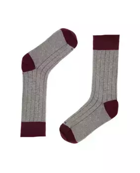 Гладкие короткие носки среднего серого цвета NAIVE, темно-серый