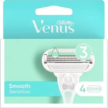 Гладкие лезвия для бритвы Venus Sensitive, Gillette
