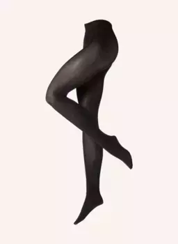 Гладкие шелковистые колготки Falke, черный