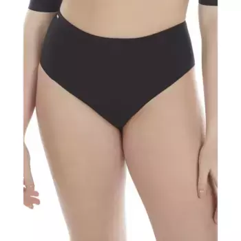 Гладкие высокие трусики Selmark, черный