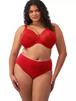 Гладкий бесшовный бюстгальтер без подкладки Elomi, красный