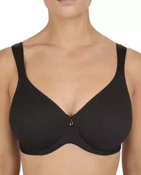 Гладкий бюстгальтер с дышащей косточкой Felina, черный