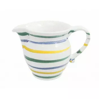 Гладкий молочник с разноцветным пламенем 0,3 л - высота ок 9,5 см Gmundner Keramik, красочный