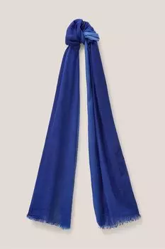 Гладкий пенни-шарф оверсайз White Stuff, синий