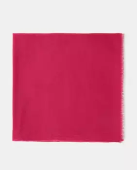 Гладкий шарф из переработанного полиэстера Tintoretto, фуксия