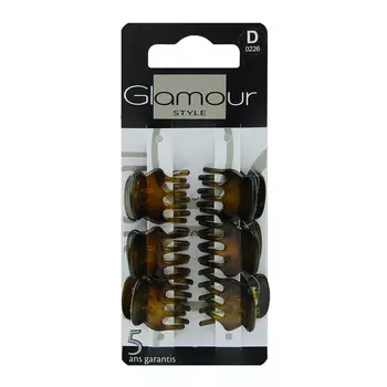Glamour, заколки-лягушки, 6 шт