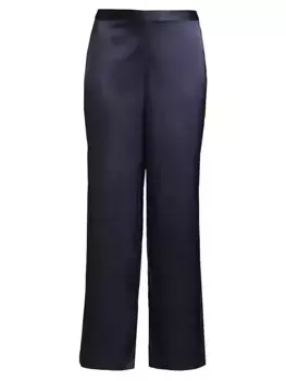Гламурные атласные брюки для отдыха Natori, синий