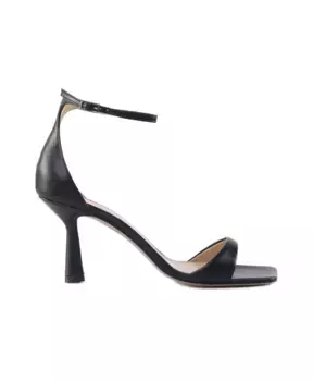 Гламурные сандалии с тонкой пряжкой на щиколотке Giuliano Galiano, черный