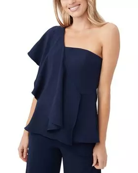 Гламурный топ Trina Turk, синий