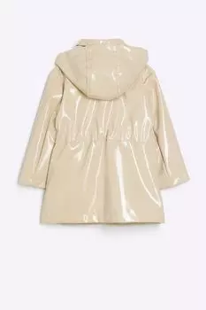 Гламурный тренч для девочек River Island, бежевый